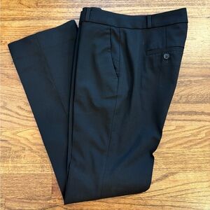 Banana Republic “Logan” fit black wool trousers, size 00P
